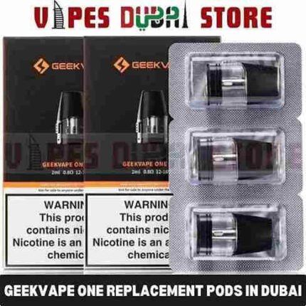 GEEKVAPE One Pods 0.8ohm, 1.2ohm Replacement Pods in Dubai, UAE – 3Pieces Per Pack_1