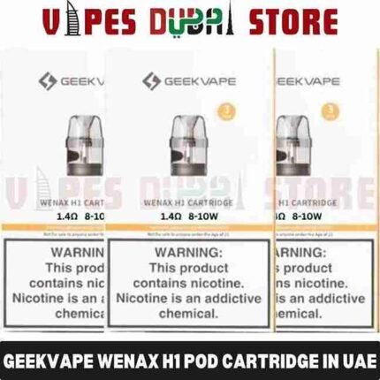 GEEKVAPE Wenax H1 Pod Cartridge – (3 Pieces) in Dubai, UAE