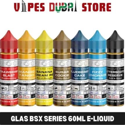 GLAS Bsx Series 60ml (0Mg, 3Mg, 6Mg &12Mg) E-liquid in Dubai