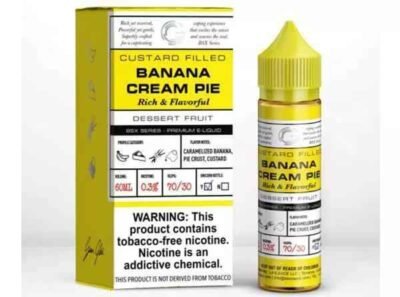 GLAS Bsx Series 60ml (0Mg, 3Mg, 6Mg &12Mg) E-liquid in Dubai BANANA CREAM PIE