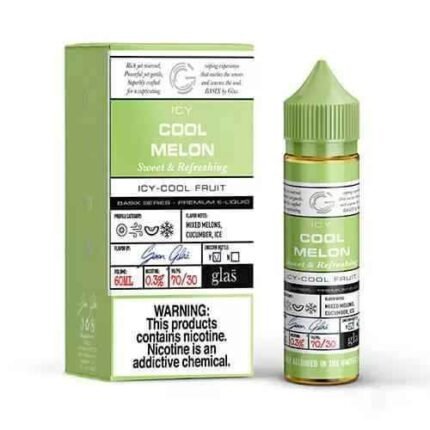 GLAS Bsx Series 60ml (0Mg, 3Mg, 6Mg &12Mg) E-liquid in Dubai COOL MELON