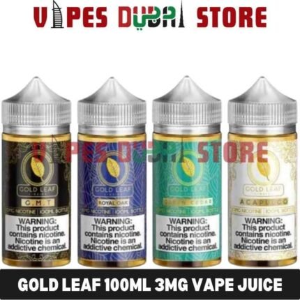 GOLD LEAF 100ml 3mg Vape Juice in Dubai