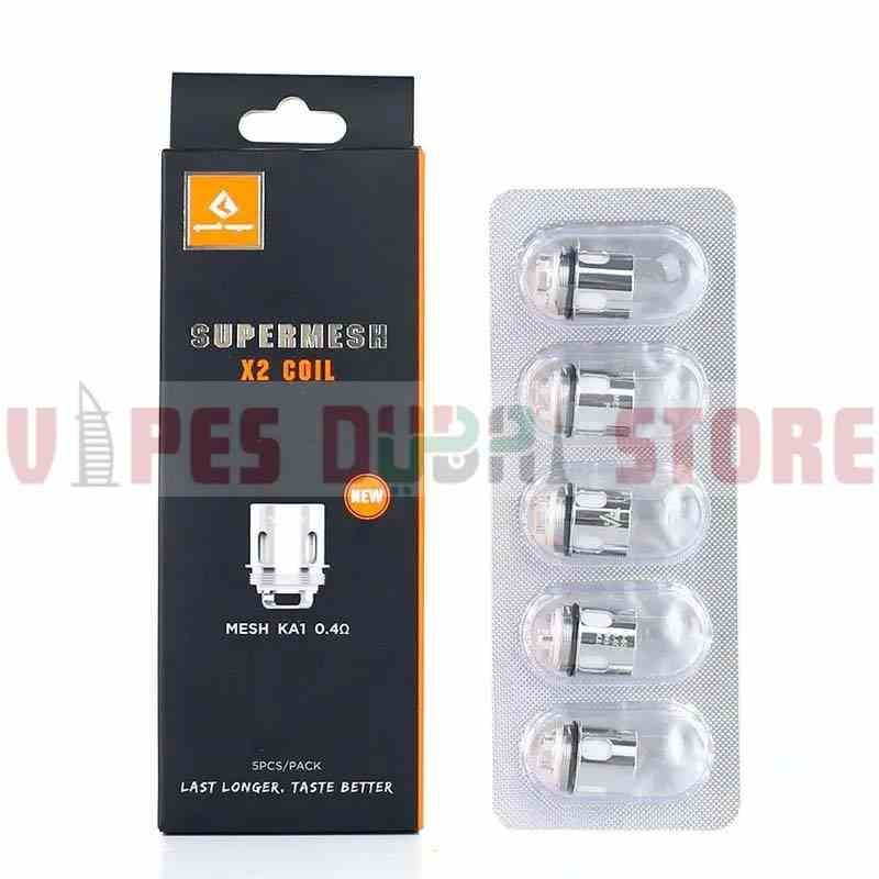 GeekVape Super Mesh X2 and X1 Coils 0.4 GeekVape Super Mesh X2 and X1 Coils 0.4