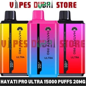 HAYATI Pro Ultra 15000 Puffs 20MG Disposable Vape in Dubai