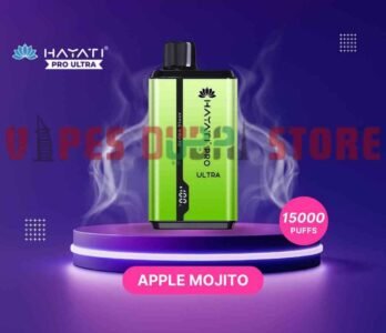 HAYATI Pro Ultra 15000 Puffs 20MG Disposable Vape in Dubai Apple-Mojito