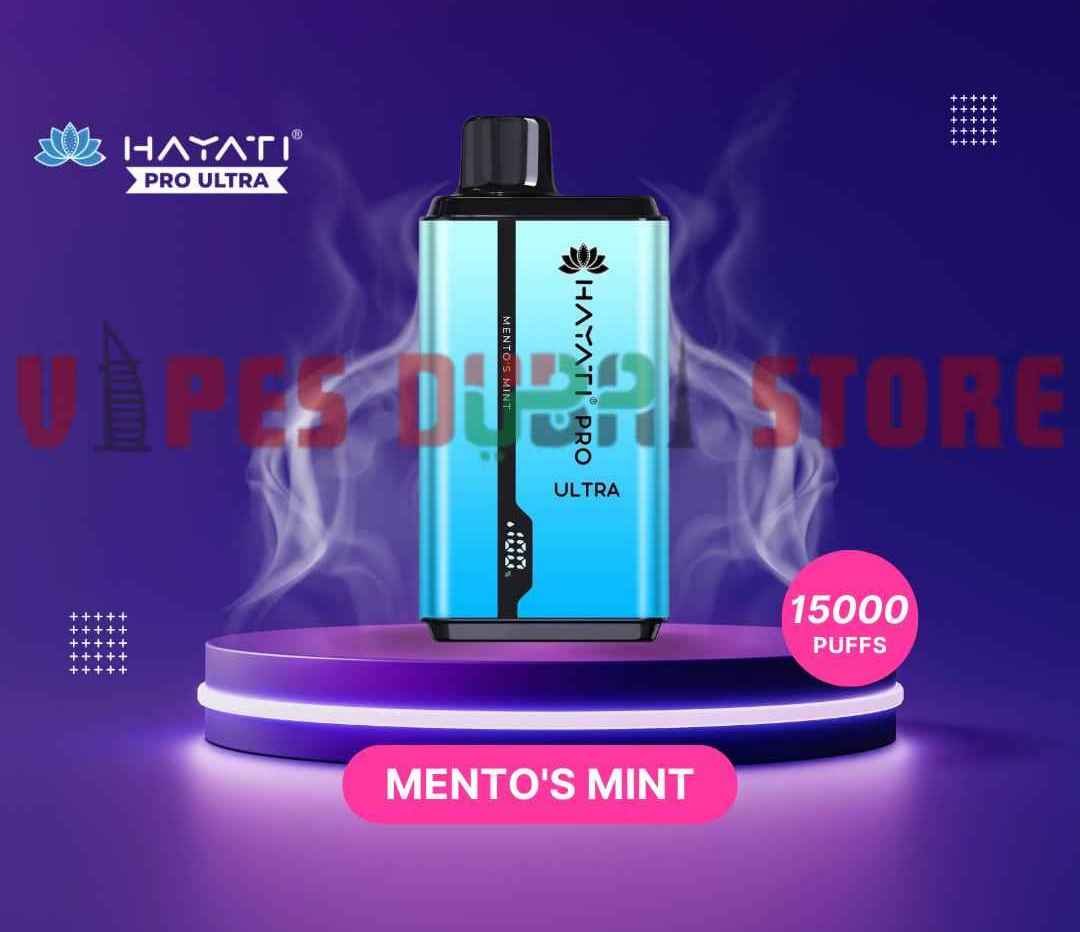 HAYATI Pro Ultra 15000 Puffs 20MG Disposable Vape in Dubai Mentos-Mint HAYATI Pro Ultra 15000 Puffs 20MG Disposable Vape in Dubai Mentos-Mint