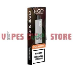 HQD CUVIE Slick 6000 Puffs 20MG Disposable Vape in Dubai Peach Berry