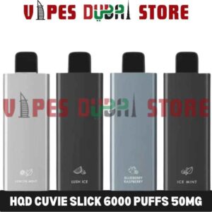 HQD CUVIE Slick 6000 Puffs 50MG Disposable Vape in Dubai