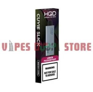 HQD CUVIE Slick 6000 Puffs 50MG Disposable Vape in Dubai Lemon passionfruit