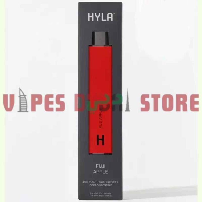 Hyla 4500 Puffs 0mg 10ml Disposable Vape In Dubai Fuji Apple