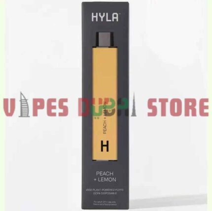 Hyla 4500 Puffs 0mg 10ml Disposable Vape In Dubai Peach Lemon