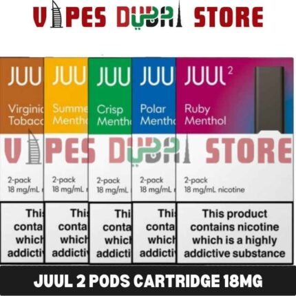 JUUL 2 Pods Cartridge 18mg for Juul 2 Device( 2PCS) in Dubai