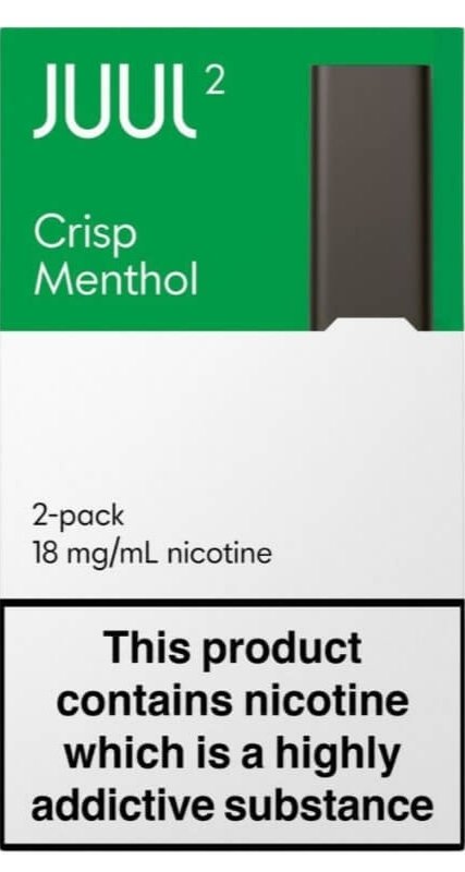 JUUL 2 Pods Cartridge 18mg for Juul 2 Device( 2PCS) in Dubai CRISP MENTHOL JUUL 2 Pods Cartridge 18mg for Juul 2 Device( 2PCS) in Dubai CRISP MENTHOL