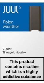 JUUL 2 Pods Cartridge 18mg for Juul 2 Device( 2PCS) in Dubai POLAR MENTHOL