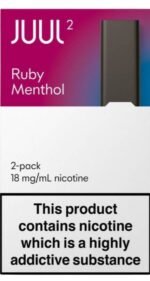 JUUL 2 Pods Cartridge 18mg for Juul 2 Device( 2PCS) in Dubai RUBY MENTHOL