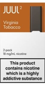 JUUL 2 Pods Cartridge 18mg for Juul 2 Device( 2PCS) in Dubai VIRGINIA TOBACCO