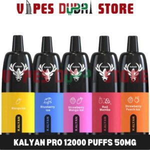 KALYAN Pro 12000 Puffs 50mg Disposable Vape in Dubai, UAE