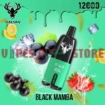 KALYAN Pro 12000 Puffs 50mg Disposable Vape in Dubai, UAE Black Mamba