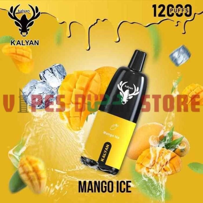 KALYAN Pro 12000 Puffs 50mg Disposable Vape in Dubai, UAE Mango Ice