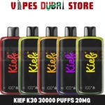 KIEF K30 30000 Puffs 20MG Disposable Rechargeable Vape in Dubai