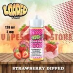 LOADED 120ml (0mg, 3mg, 6mg & 12mg) E-liquid in Dubai Strawberry Dipped