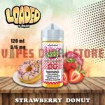 LOADED 120ml (0mg, 3mg, 6mg & 12mg) E-liquid in Dubai Strawberry Donut