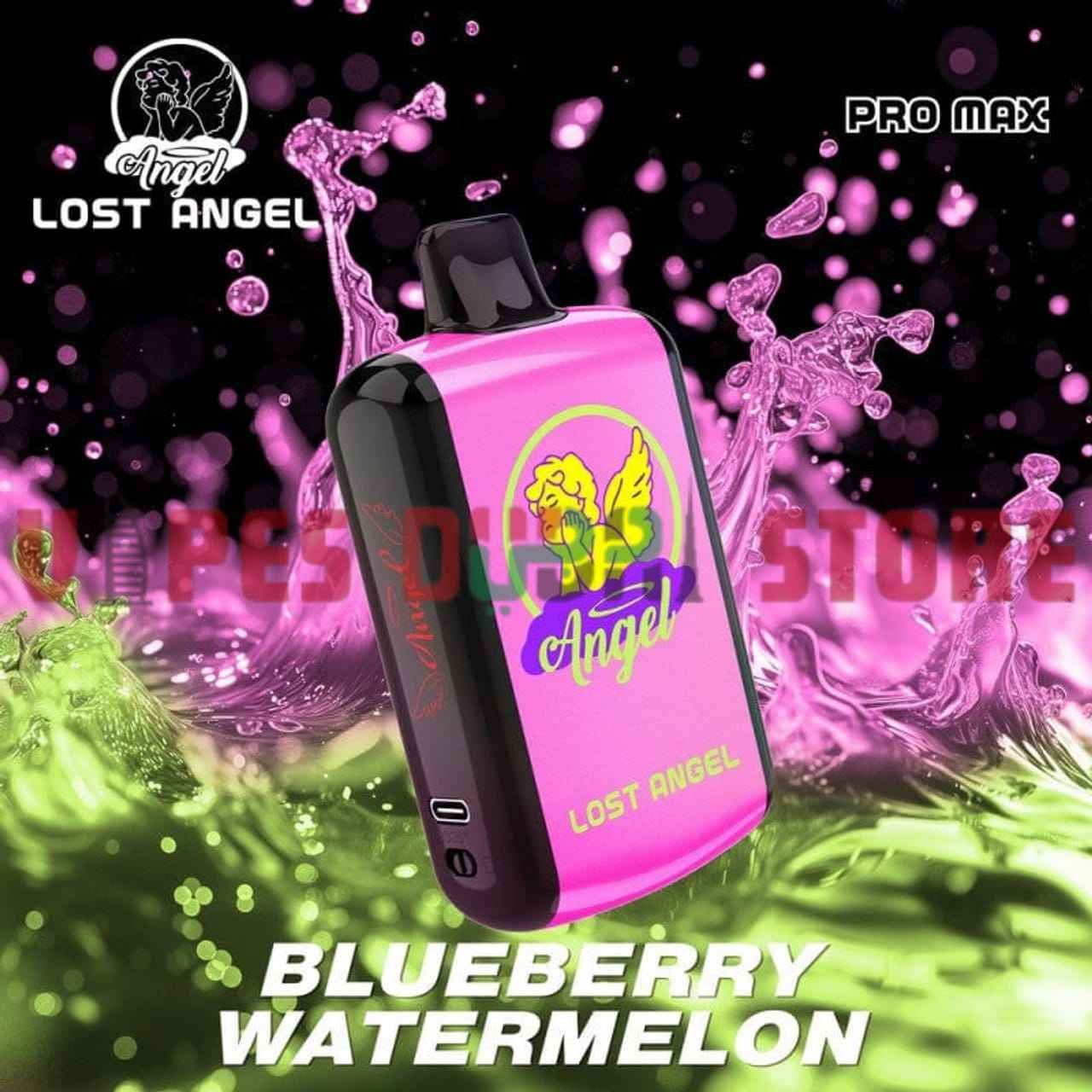LOST ANGEL 20000 Puffs 50MG Pro Max Disposable Vape in Dubai Blueberry Watermelon LOST ANGEL 20000 Puffs 50MG Pro Max Disposable Vape in Dubai Blueberry Watermelon