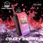 LOST ANGEL 20000 Puffs 50MG Pro Max Disposable Vape in Dubai Crazy Berry