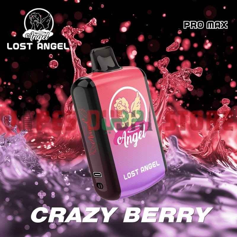 LOST ANGEL 20000 Puffs 50MG Pro Max Disposable Vape in Dubai Crazy Berry LOST ANGEL 20000 Puffs 50MG Pro Max Disposable Vape in Dubai Crazy Berry