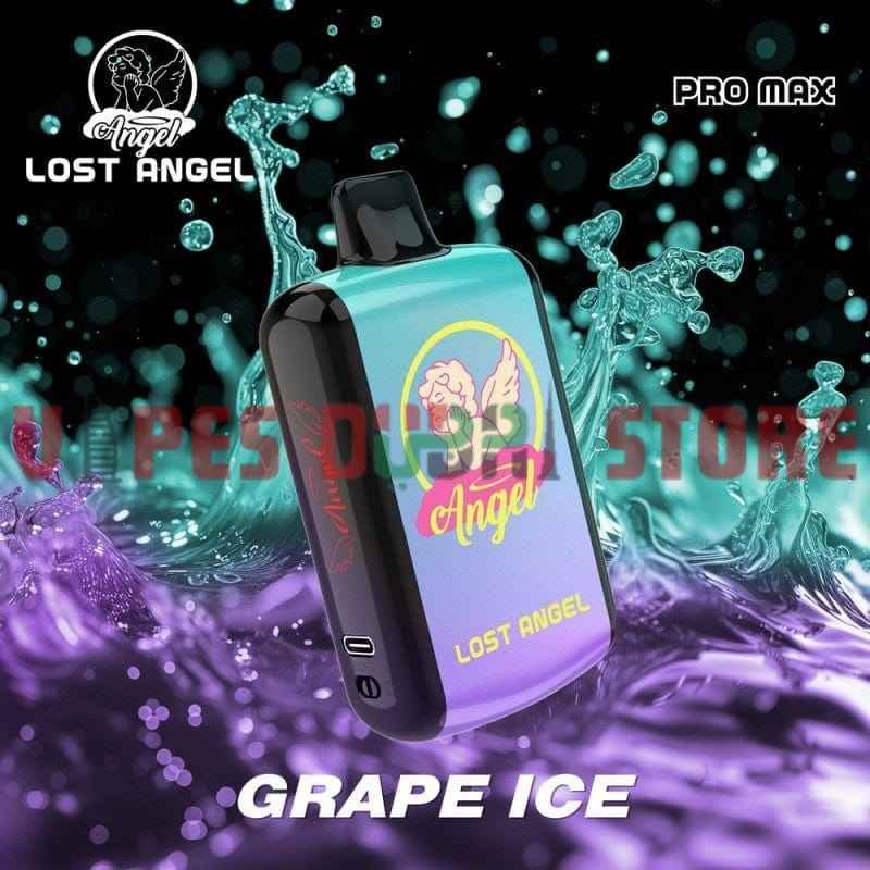 LOST ANGEL 20000 Puffs 50MG Pro Max Disposable Vape in Dubai Grape Ice LOST ANGEL 20000 Puffs 50MG Pro Max Disposable Vape in Dubai Grape Ice
