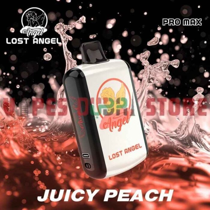 LOST ANGEL 20000 Puffs 50MG Pro Max Disposable Vape in Dubai Juicy Peach