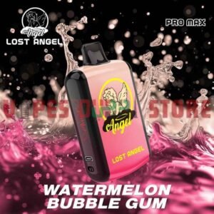 LOST ANGEL 20000 Puffs 50MG Pro Max Disposable Vape in Dubai Watermelon Bubble Gum