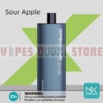 MASKKING APEX 8000 PUFFS SOUR APPLE BEST DISPOSABLE VAPE UAE