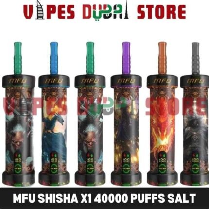 MFU Shisha X1 40000 Puffs Salt Nicotine 5mg Disposable Vape in Dubai