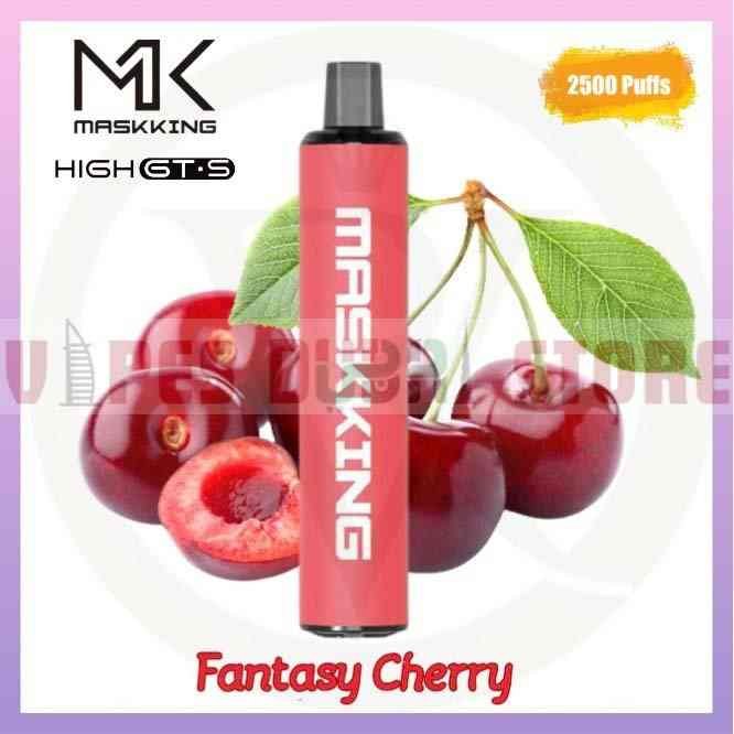 Maskking High GTS 2500 Puffs Fantasy Cherry MASKKING GTS 2500 Puffs 2% Disposable Vape – Premium Vaping Experience in Dubai - Image 8
