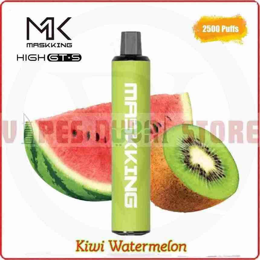 Maskking-High-GTS-2500-Puffs-Kiwi-Watermelon MASKKING GTS 2500 Puffs 2% Disposable Vape – Premium Vaping Experience in Dubai - Image 6