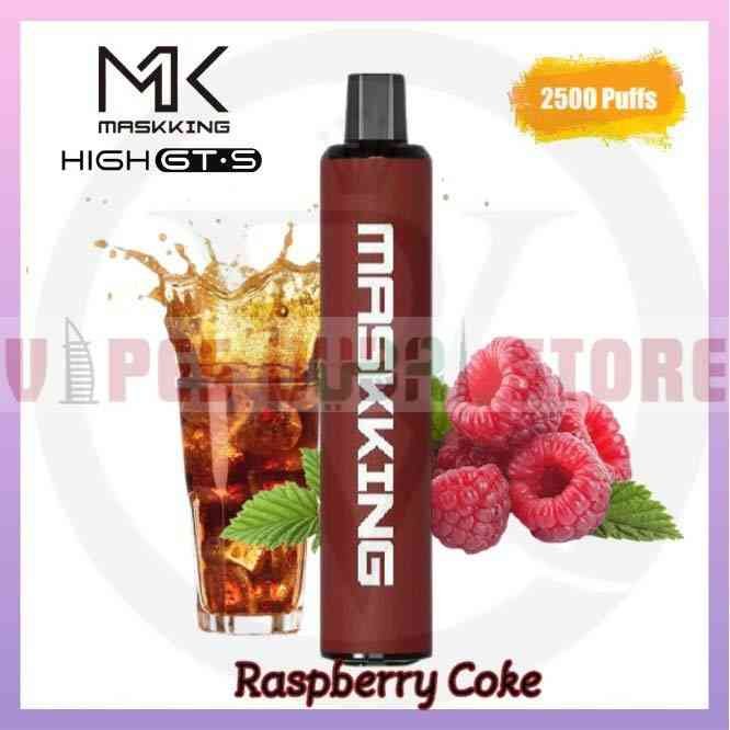 Maskking-High-GTS-2500-Puffs-Raspberry-Coke MASKKING GTS 2500 Puffs 2% Disposable Vape – Premium Vaping Experience in Dubai - Image 4