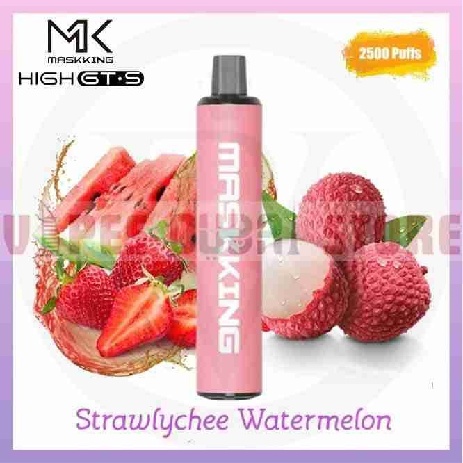 Maskking-High-GTS-2500-Puffs-Strawberry-Watermelon MASKKING GTS 2500 Puffs 2% Disposable Vape – Premium Vaping Experience in Dubai - Image 3
