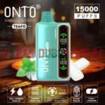 ONTO Tempo 15000 Puffs 50MG Disposable Vape in Dubai GUM MINT
