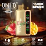 ONTO Tempo 15000 Puffs 50MG Disposable Vape in Dubai STRAWBERRY MANGO