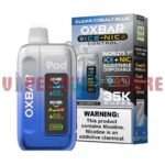 OXBAR Ice-Nic Control 35000 Puffs 50MG Disposable Vape in Dubai Clear Cobalt Blue