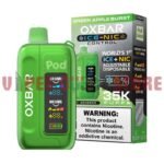 OXBAR Ice-Nic Control 35000 Puffs 50MG Disposable Vape in Dubai Green Apple Burst
