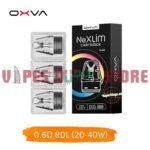 OXVA NeXLIM Pod Cartridge in Dubai – 3PCS – 4ML 0.6ohm