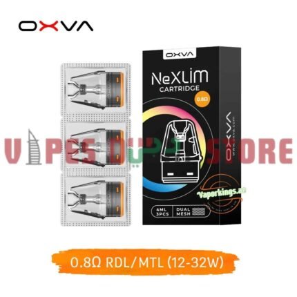 OXVA NeXLIM Pod Cartridge in Dubai – 3PCS – 4ML 0.8ohm