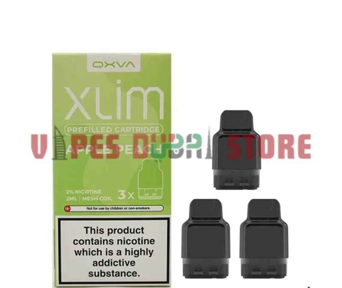 OXVA Xlim Prefilled Pod Cartridges Pod Kit in Dubai Apple Peach