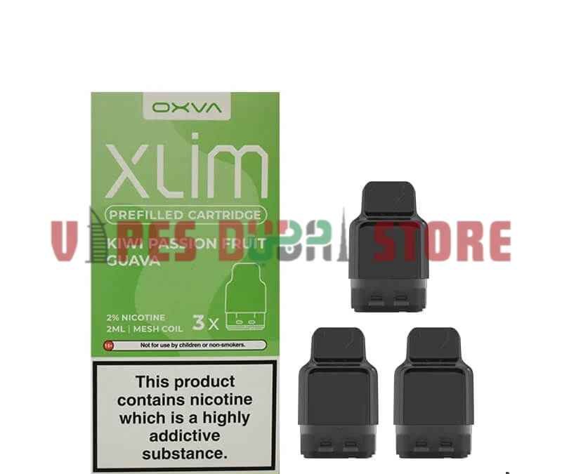 OXVA Xlim Prefilled Pod Cartridges Pod Kit in Dubai Kiwi Passion Fruit Guava OXVA Xlim Prefilled Pod Cartridges Pod Kit in Dubai Kiwi Passion Fruit Guava