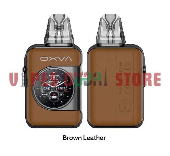 OXVA Xlim SQ Pro 2 Pod Vape Kit in Dubai Brown Leather OXVA Xlim SQ Pro 2 Pod Vape Kit in Dubai Brown Leather