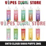 Onto Cloud 10000 Puffs 3mg Disposable Vape In Dubai