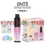 Onto Max 5000 Puffs 50Mg Disposable Vape In Dubai Cotton Candy