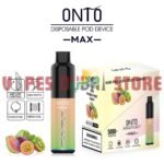 Onto Max 5000 Puffs 50Mg Disposable Vape In Dubai Kiwi Passion Fruit Guava